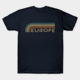 Europe Retro Stripes T-Shirt